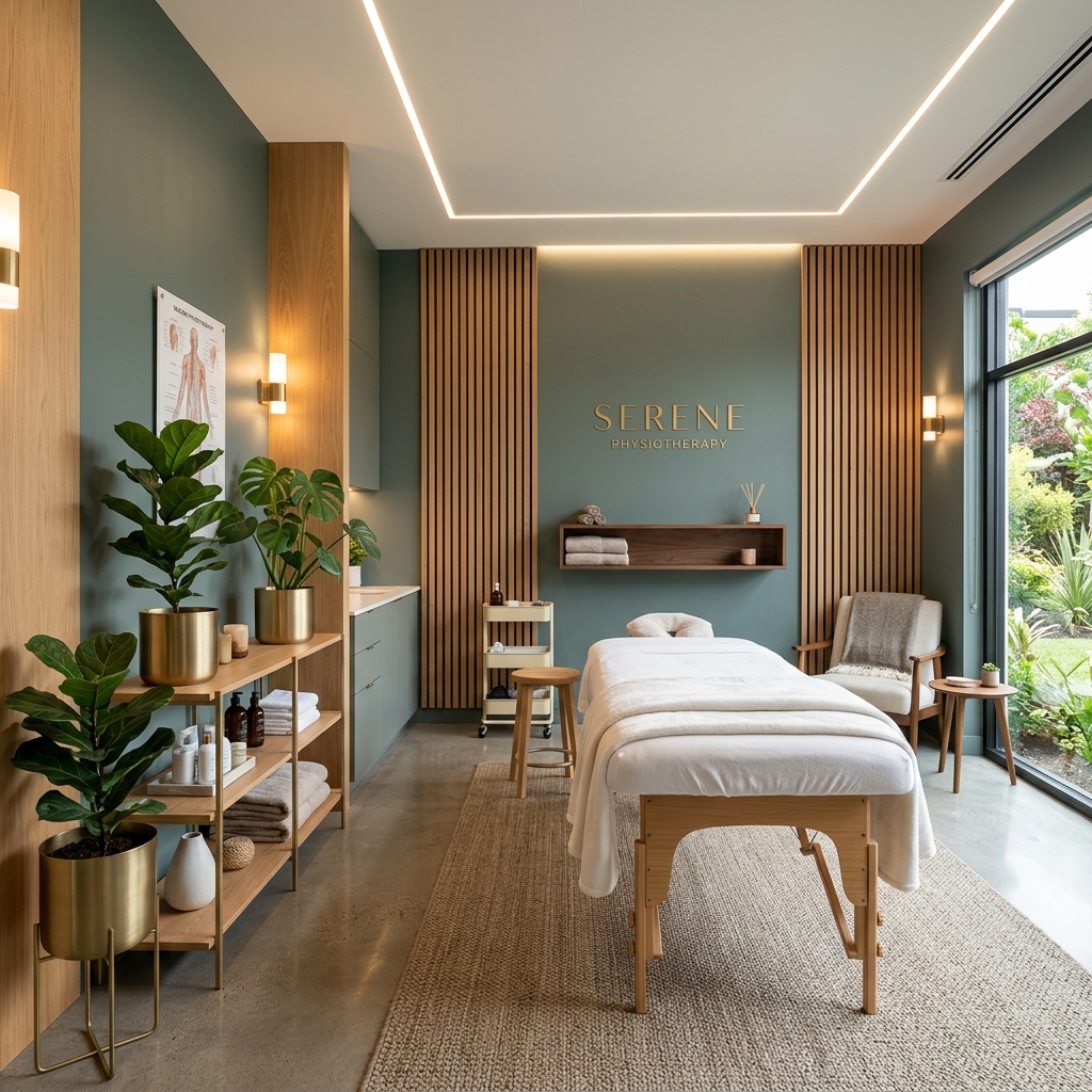 Intérieur moderne du cabinet PhysioÉlite
